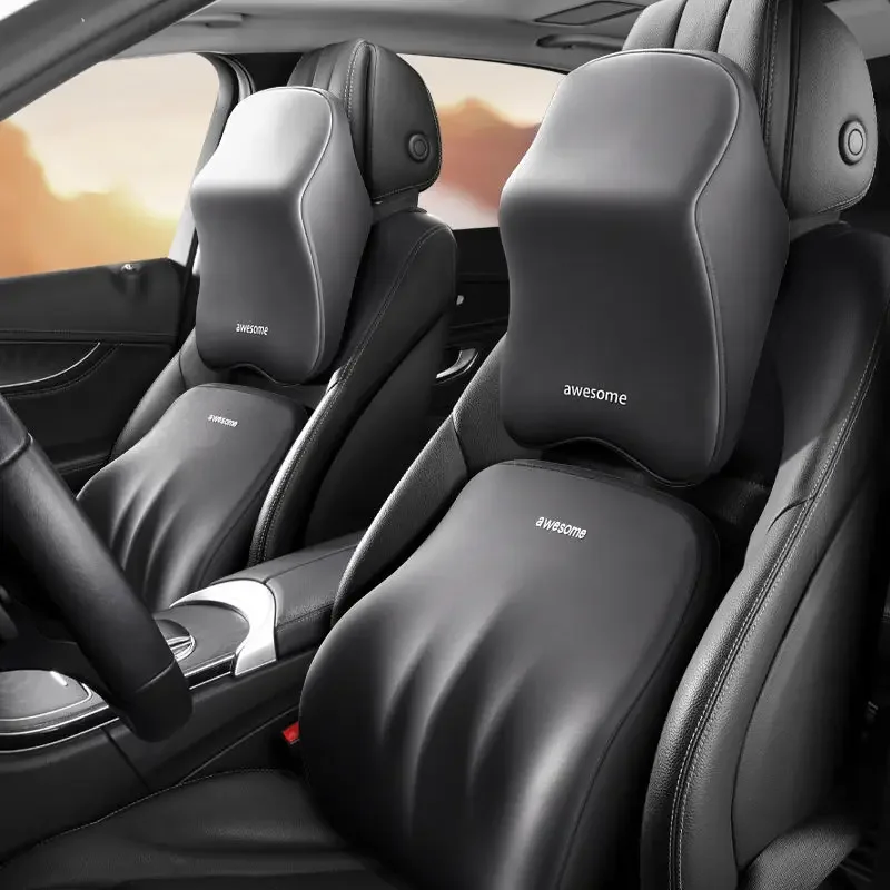 Memory Foam Car Neck Pillow Lumbar Support - NEUE Auto Lenden Zurück Unterstützung Kopfstütze