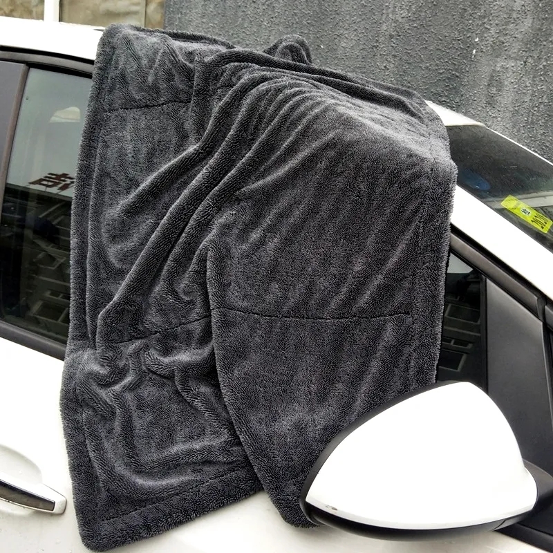 Microfiber Car Drying Towel Super Absorbent - Mikro faser Auto wasch handtücher doppelt