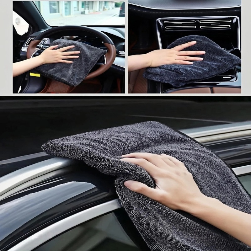 1300GSM Twist Loop Mikrofaser  – Microfiber Car Drying Towel Super Absorbent Bewertung und Preis