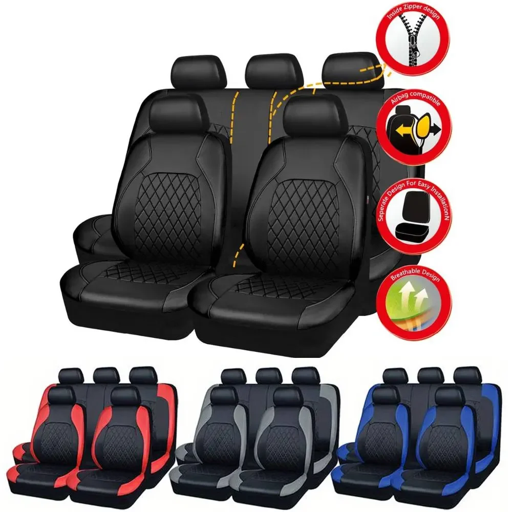 Universelle Kunstleder-Autosit – Leather Car Seat Covers Full Set Universal Bewertung und Preis