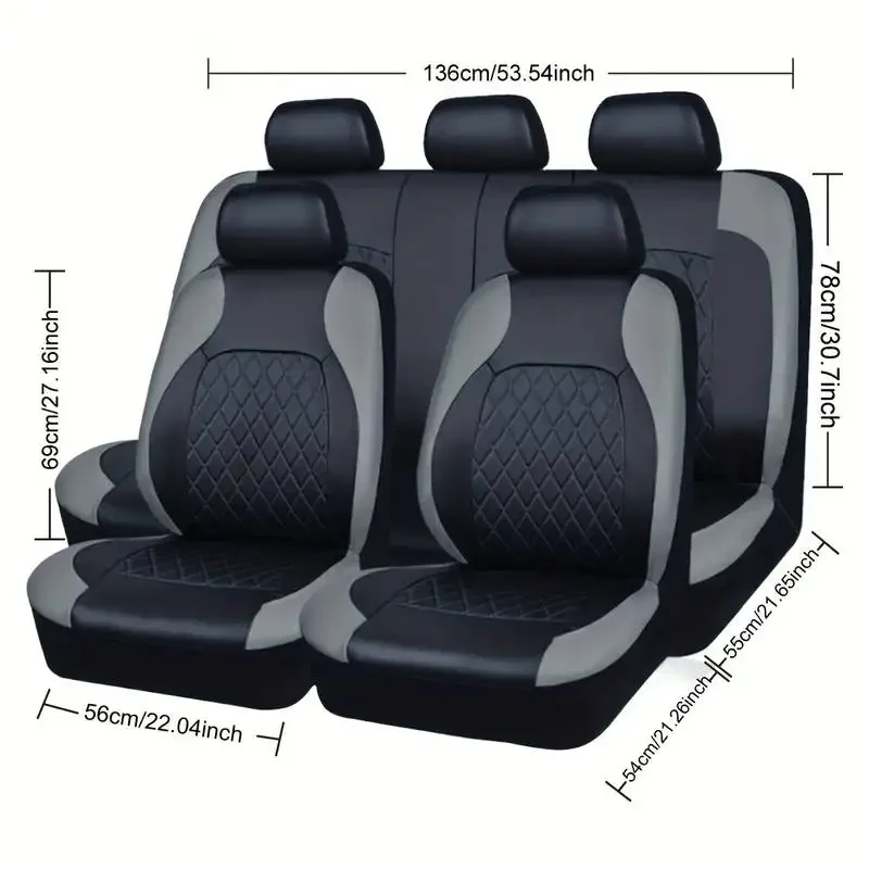 Universelle Kunstleder-Autosit – Leather Car Seat Covers Full Set Universal Bewertung und Preis