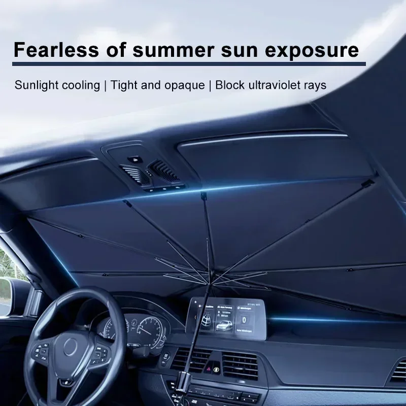 Auto-Sonnenschutz Windschutzsc – Car Sunshade Windshield Umbrella Foldable Bewertung und Preis