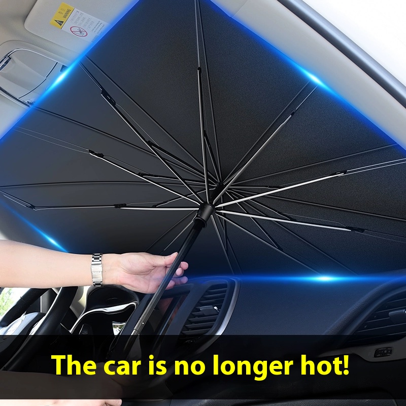 Auto Sonnenschirm Windschutzsc – Car Sunshade Windshield Umbrella Foldable Bewertung und Preis