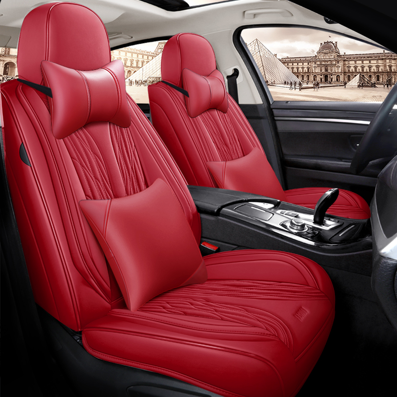 New Design Luxury Leather Car  – Leather Car Seat Covers Full Set Universal Bewertung und Preis