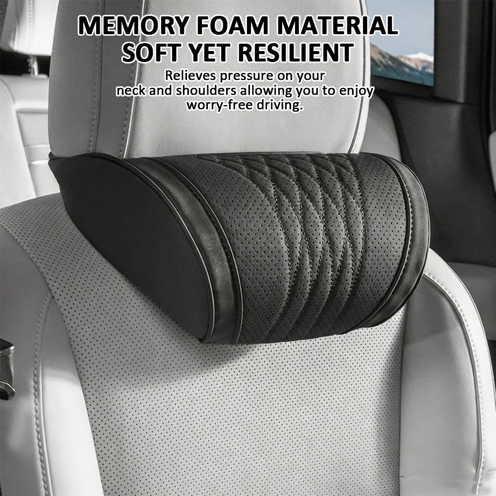 Luxuriöses Memory-Schaum-Autok – Memory Foam Car Neck Pillow Lumbar Support Bewertung und Preis