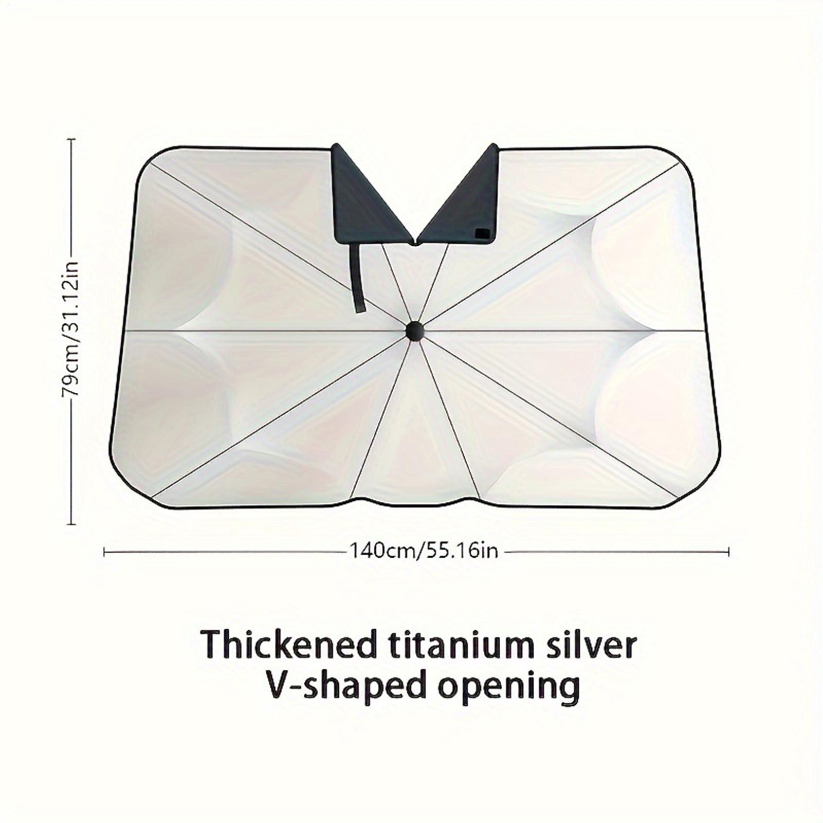 Tragbarer Auto-Sonnenschutz-Sc – Car Sunshade Windshield Umbrella Foldable Bewertung und Preis
