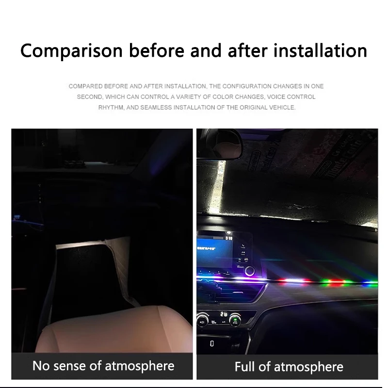 Bunte LED Auto Innen Versteckt – Led Ambient Interior Car Lights App Control Bewertung und Preis