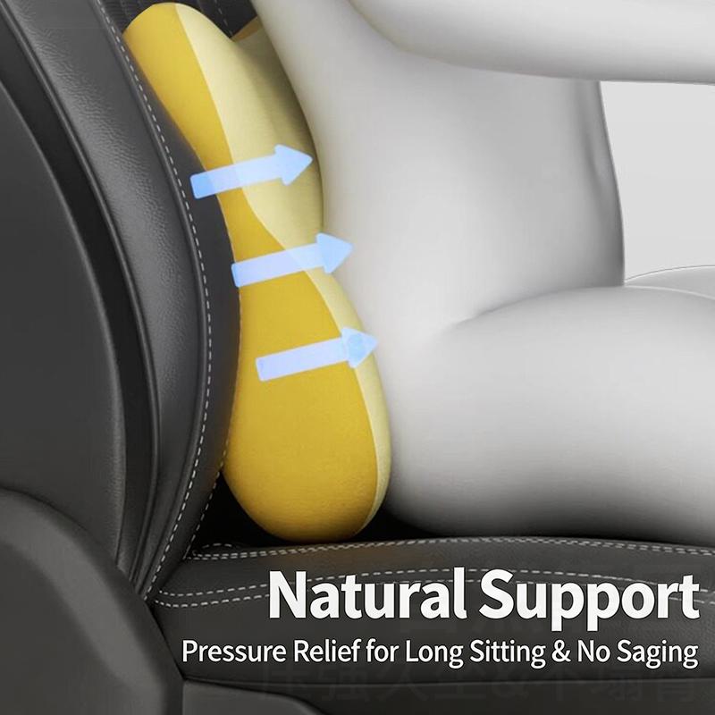 Auto-Sitzlendenstütze und Nack – Memory Foam Car Neck Pillow Lumbar Support Bewertung und Preis