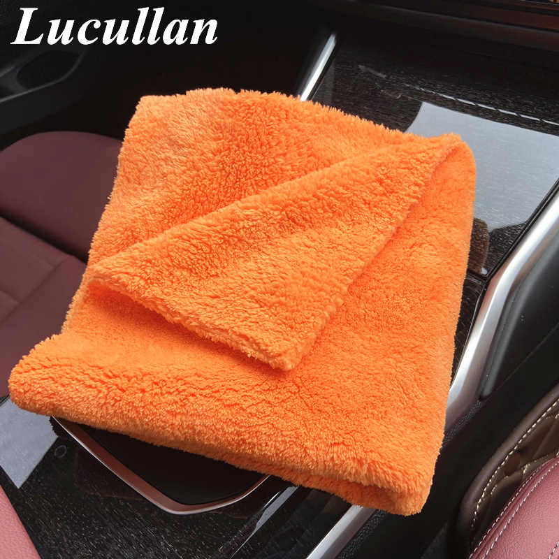 Lucullan 40 x 40 cm orangefarb – Microfiber Car Drying Towel Super Absorbent Bewertung und Preis