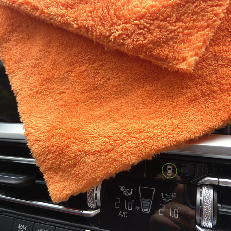 Lucullan 40 x 40 cm orangefarb – Microfiber Car Drying Towel Super Absorbent Bewertung und Preis