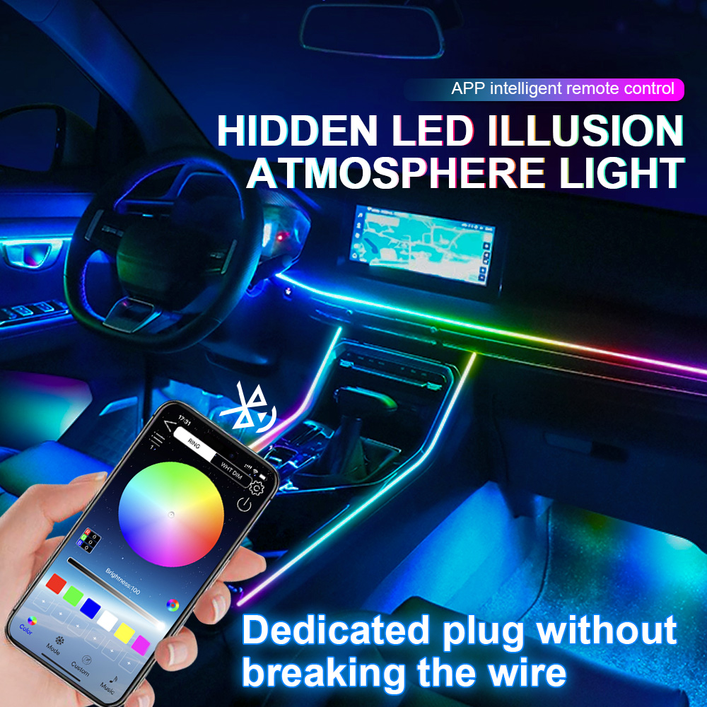 18-in-1 Dual Zone Symphony Str – Led Ambient Interior Car Lights App Control Bewertung und Preis